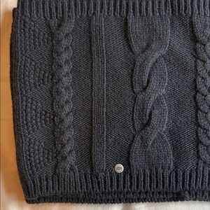 UGG Cable Knit infinity scarf - Black